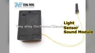 وحدة صوت مستشعر الضوء لمجلة الأزياء اليدوية لصندوق الموسيقى