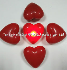 Heart Shaped Flashing LED Badges For Festival gifts or Party Flashing Items