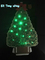 Christmas Tree Shaped Greeting Card Sound Module 4C Printing With AG10 Battery